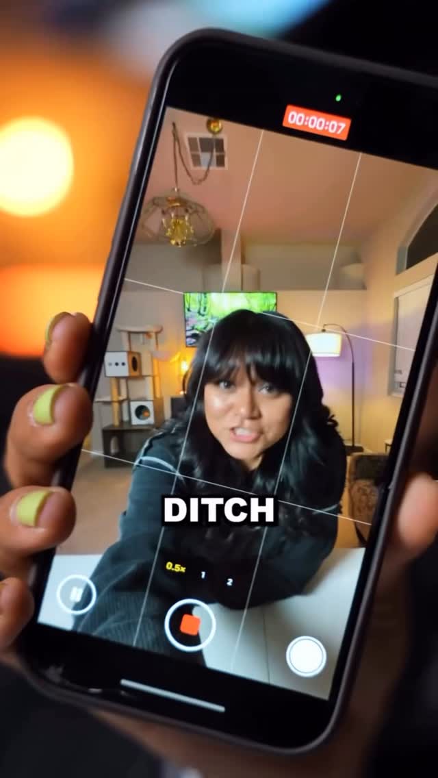 Instagram beauty and nails reel with a DITCH hook, produced by Cross X Agency
