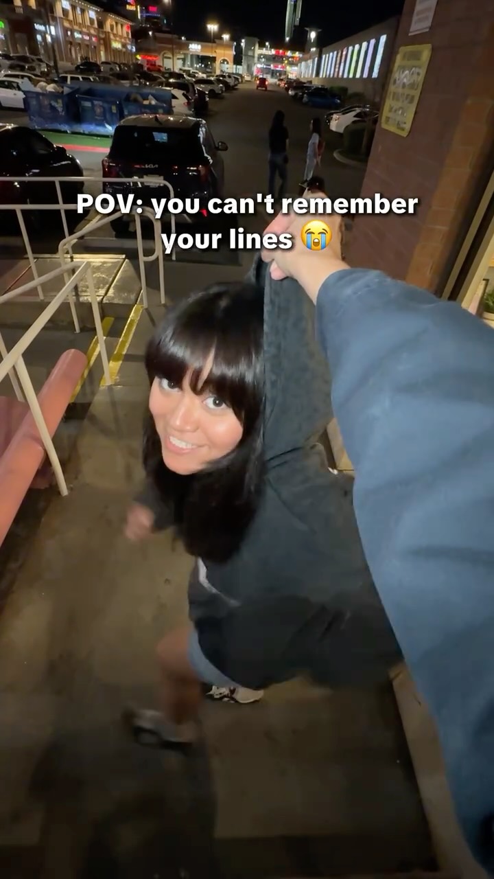 Instagram creator humor reel about forgetting lines, produced by Cross X Agency