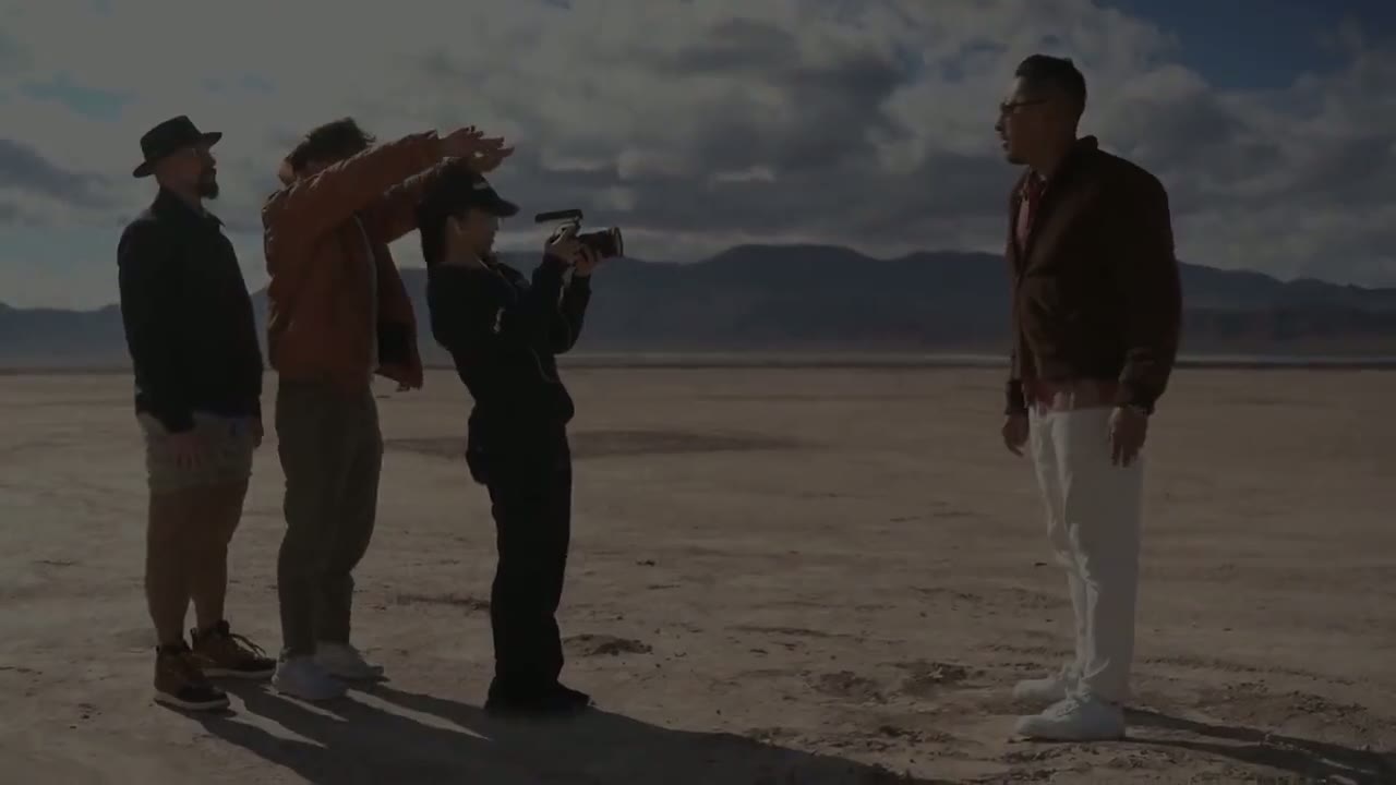 Cross X Agency crew filming client content in Las Vegas
